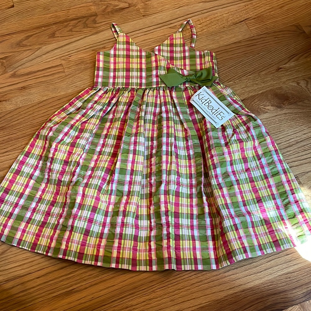 NWT- Kid Bodies dress- size 5- adorable colors-so pretty!